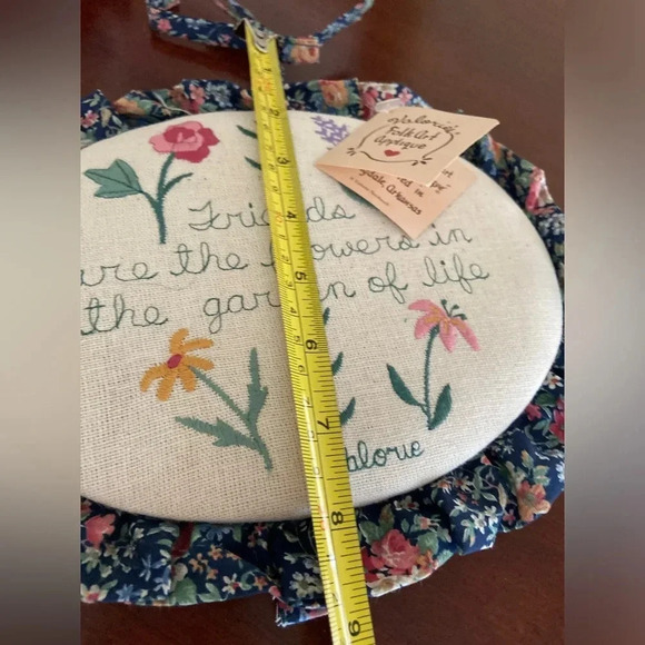 Friends are the flowers in the garden of life Folk Needle Art Valorie’s Arkansas - Picture 5 of 6